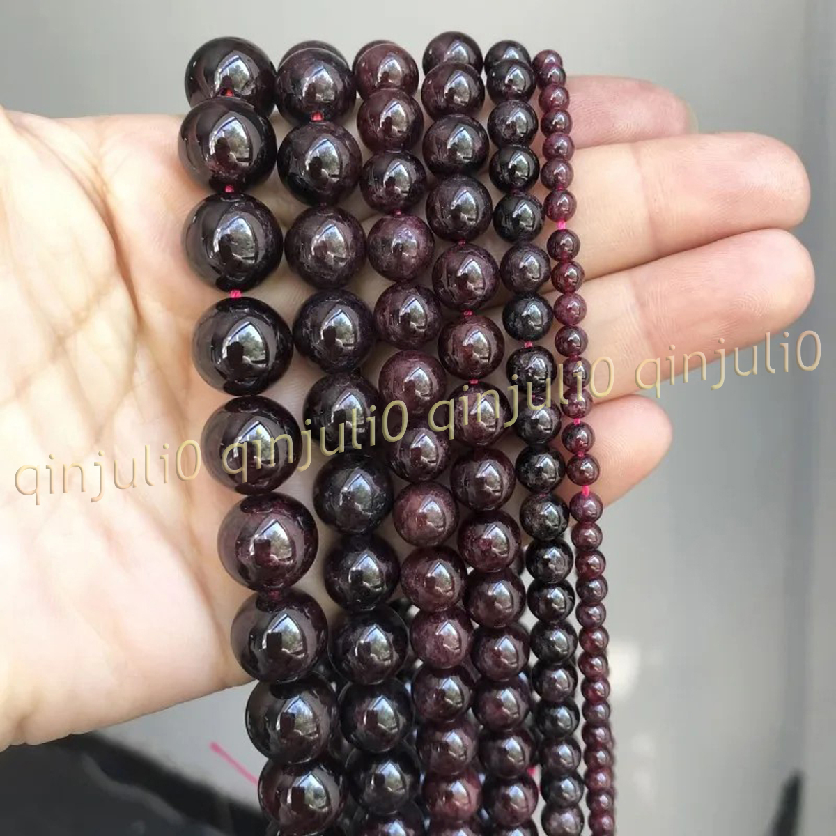 Natural Gemstone Smooth Round Loose Beads For Jewelry Making DIY 15'' 4-20mm - Picture 66 of 69