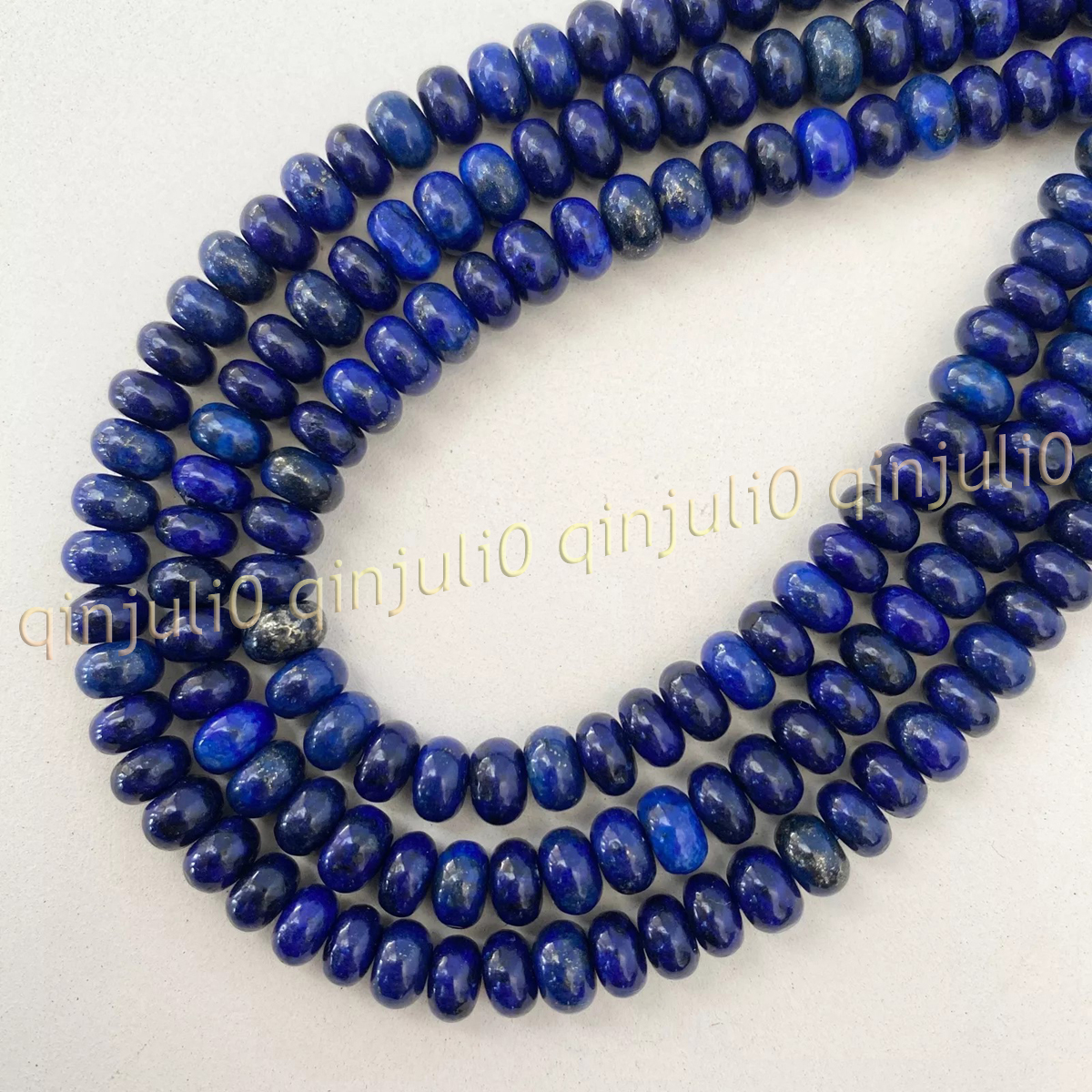 Natural Gemstone Multicolor Smooth Rondelle Spacer Loose Beads Jewelry Making - Picture 16 of 53