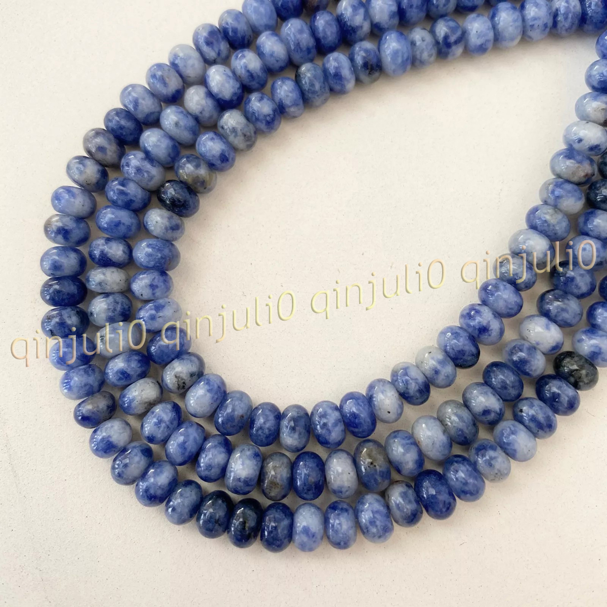 Natural Gemstone Multicolor Smooth Rondelle Spacer Loose Beads Jewelry Making - Picture 24 of 53