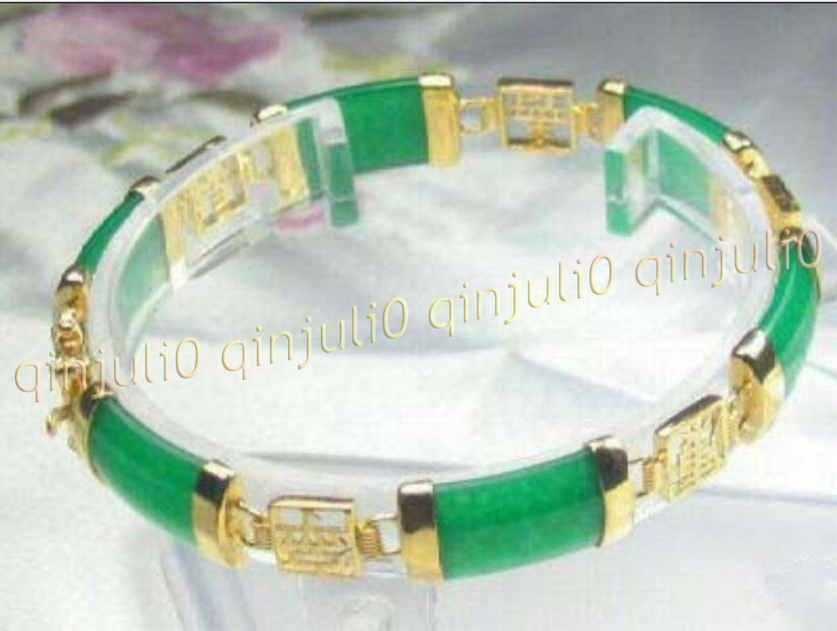 Stunning Natural Jade Bracelet Fortune Women Lucky Bangle Gemstone Jewelry Gifts - Picture 14 of 53