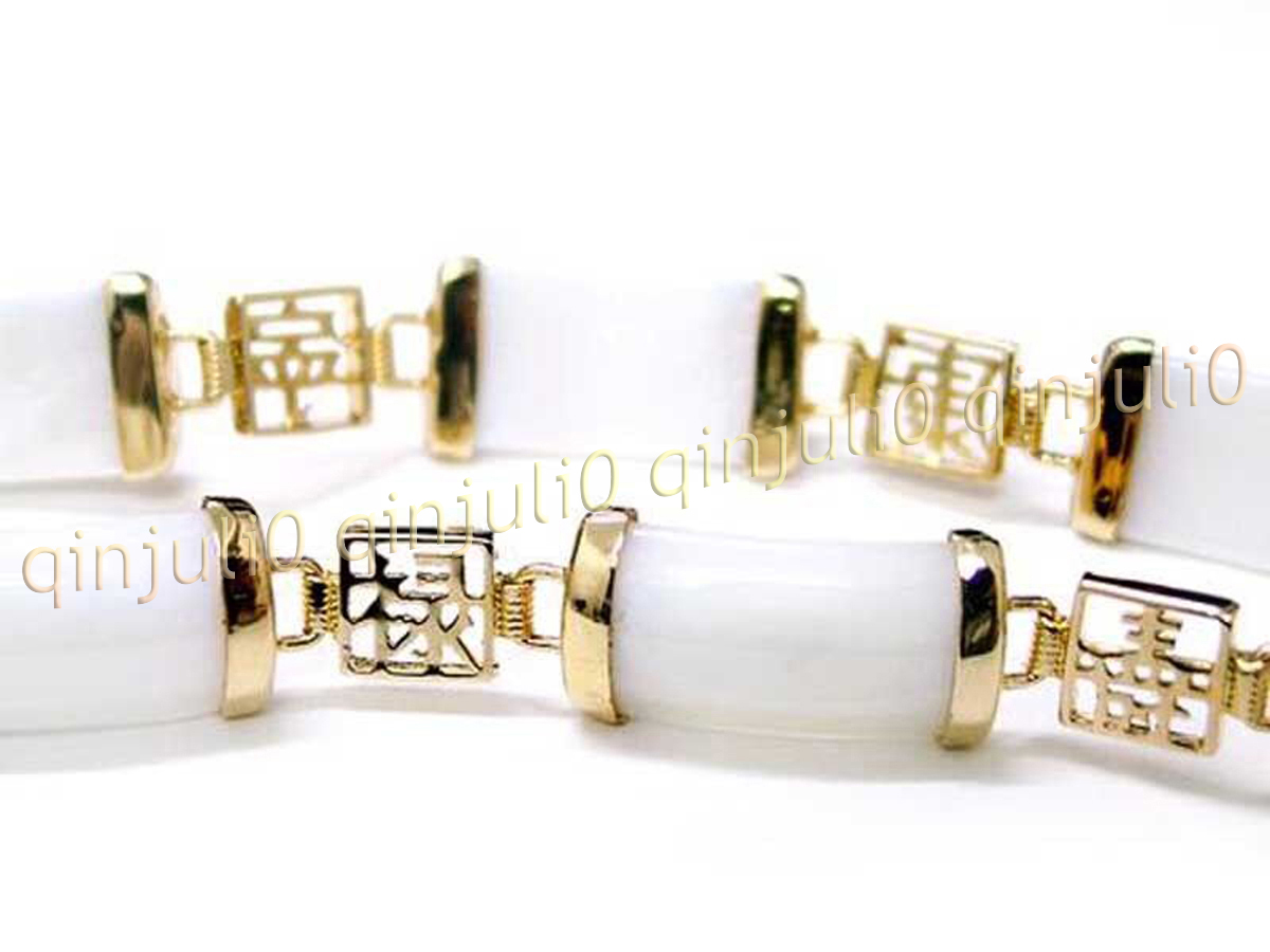 Stunning Natural Jade Bracelet Fortune Women Lucky Bangle Gemstone Jewelry Gifts - Picture 19 of 53