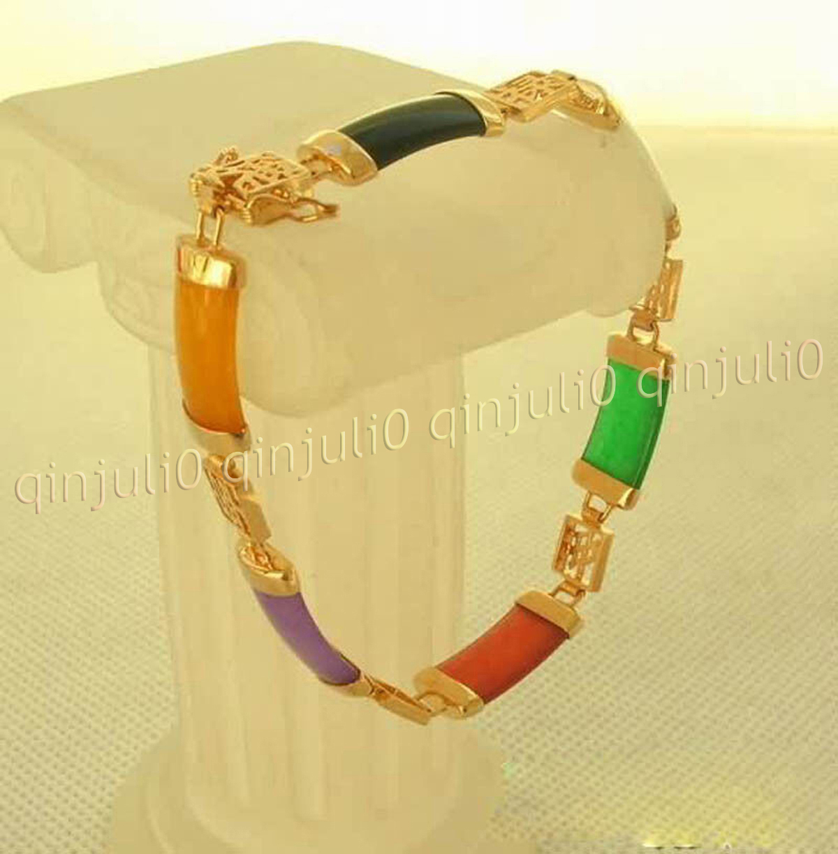 Stunning Natural Jade Bracelet Fortune Women Lucky Bangle Gemstone Jewelry Gifts - Picture 23 of 53