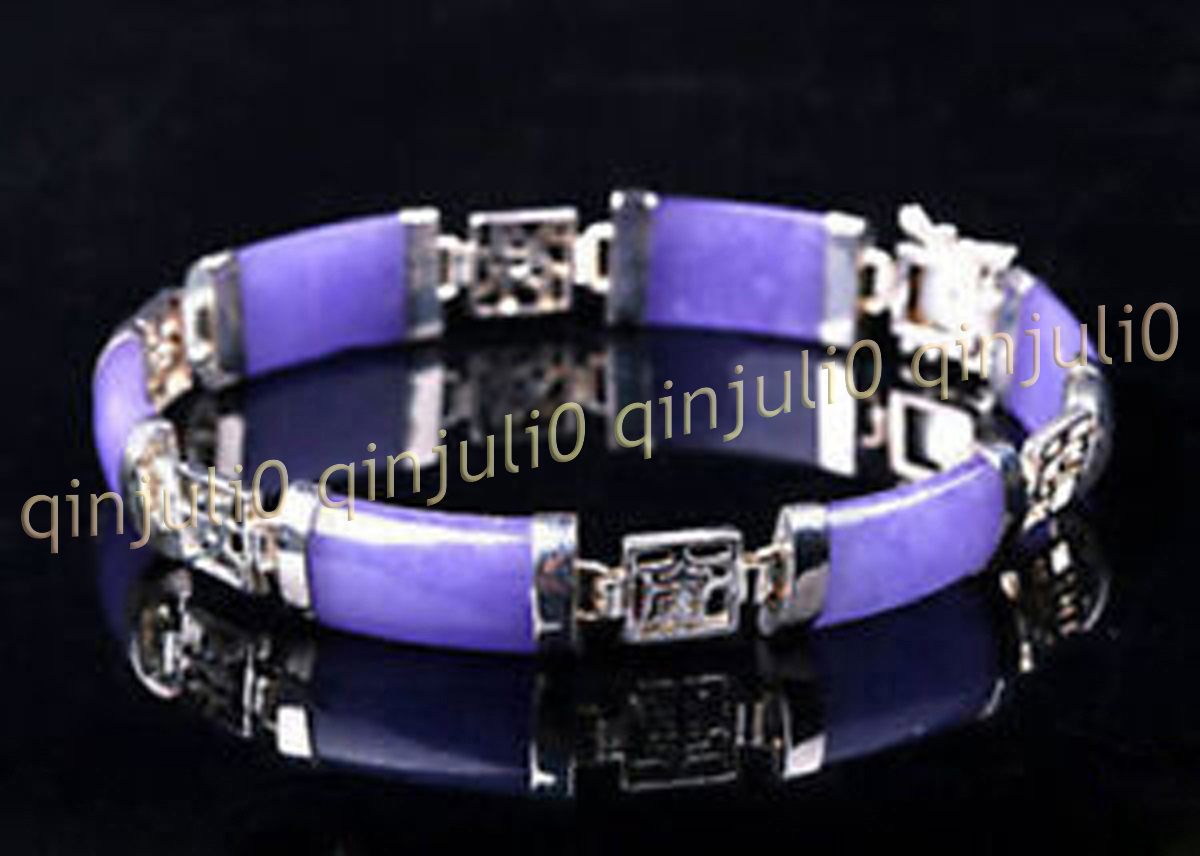 Stunning Natural Jade Bracelet Fortune Women Lucky Bangle Gemstone Jewelry Gifts - Picture 30 of 53