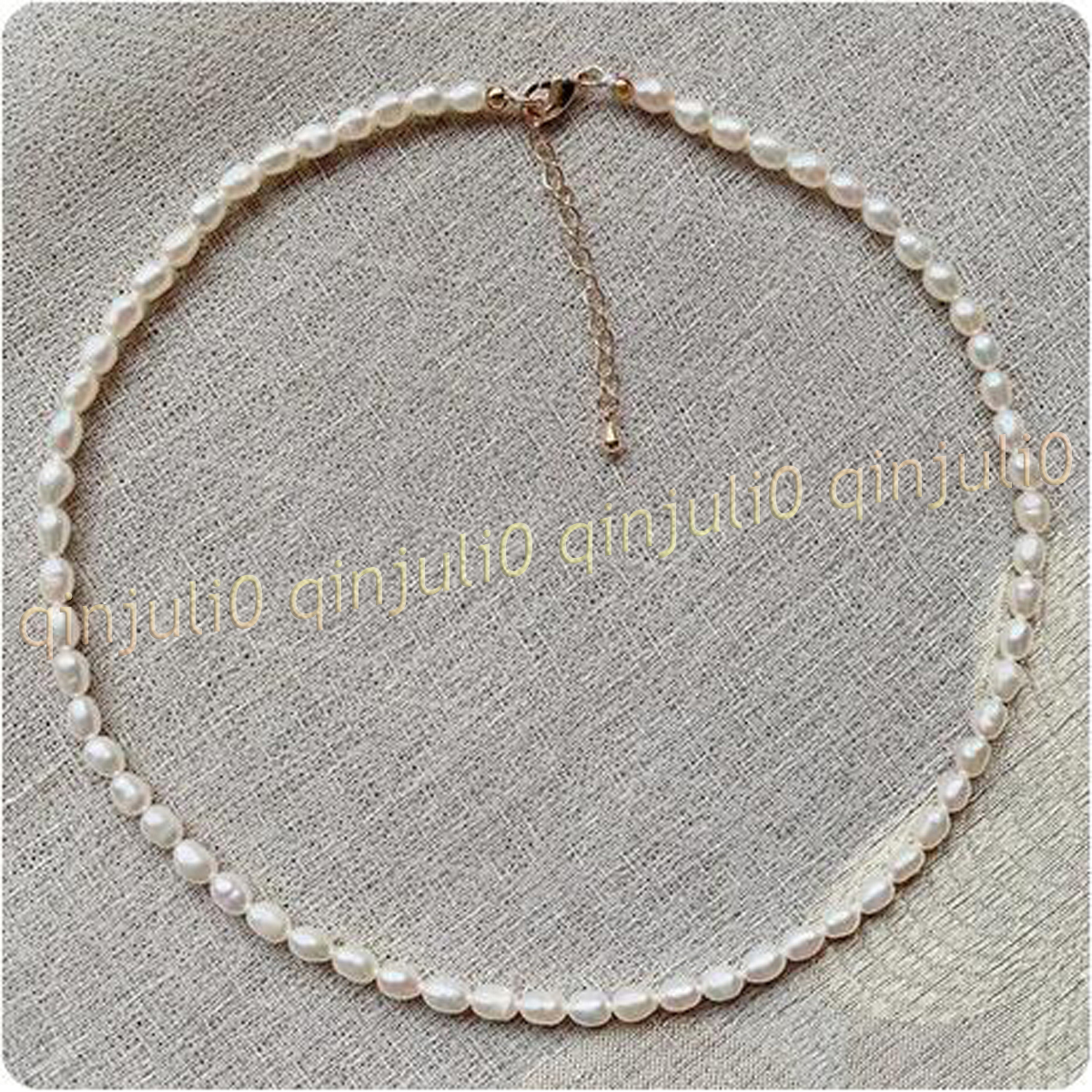 Small 4-5mm Real Natural Multicolor Freshwater Baroque Pearl Necklace 14-48 inch - Picture 14 of 16