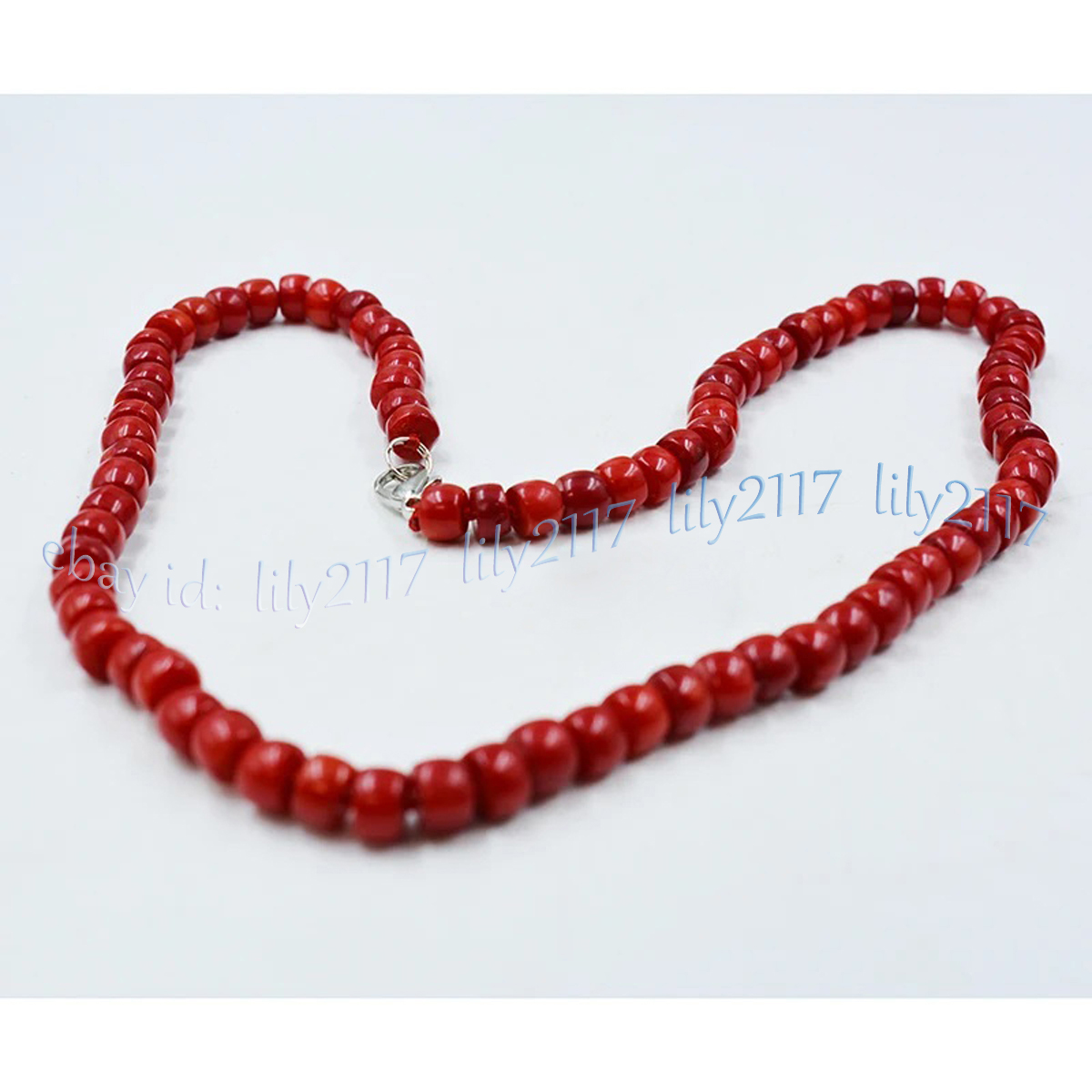 4x6mm Natural Red Coral Rondelle Abacus Gemstone Beads Necklace 14-48 inches