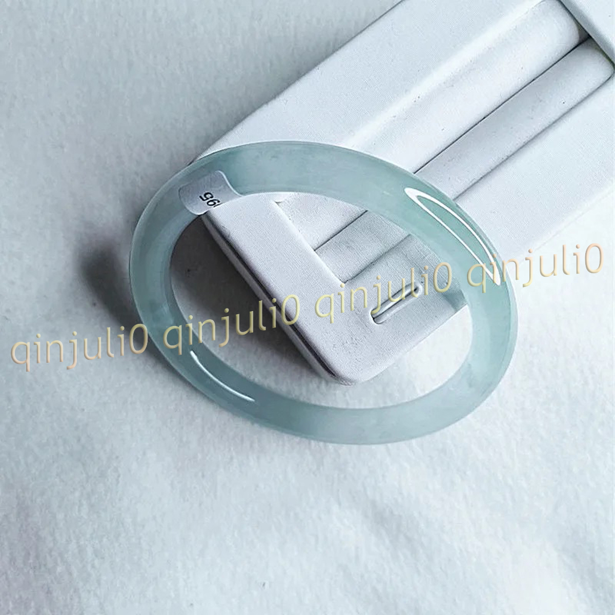 Natural Aquamarine Bracelet Bangle Chinese Traditional Women Jewelry 52-62mm - Picture 8 of 11