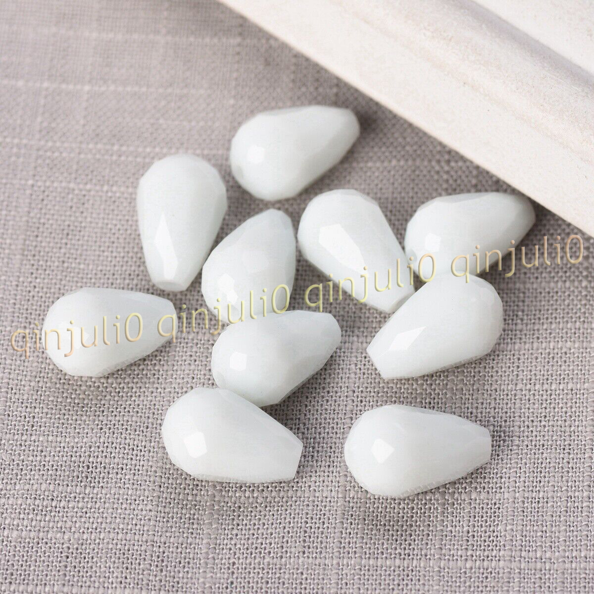 Wholesale 30pcs Faceted 8x12mm Teardrop Crystal Glass Loose Beads Jewelry Making - Picture 19 of 60