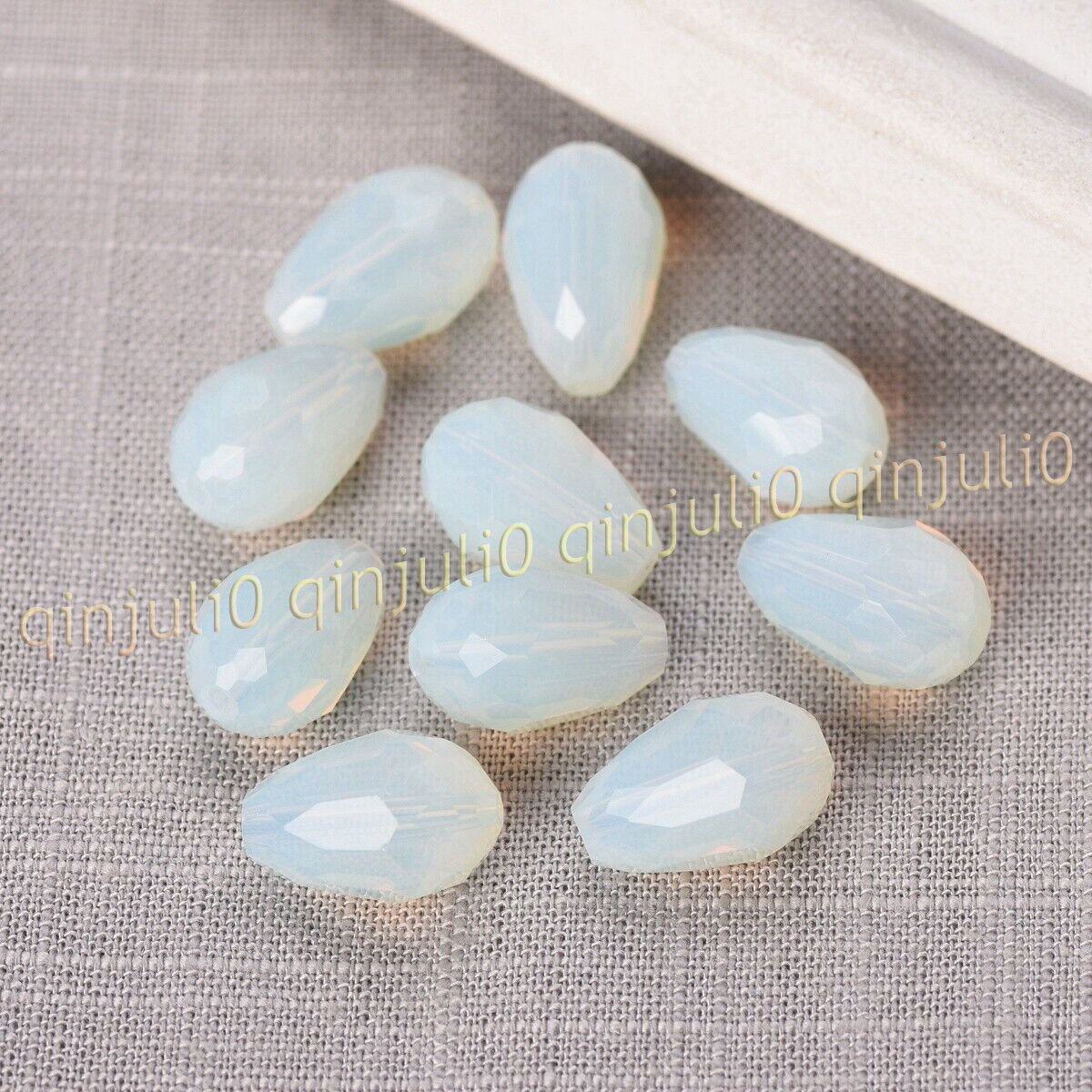 Wholesale 30pcs Faceted 8x12mm Teardrop Crystal Glass Loose Beads Jewelry Making - Picture 20 of 60