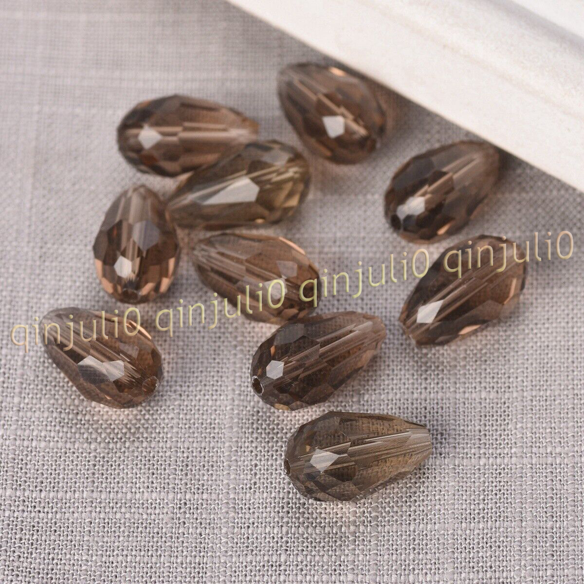 Wholesale 30pcs Faceted 8x12mm Teardrop Crystal Glass Loose Beads Jewelry Making - Picture 43 of 60