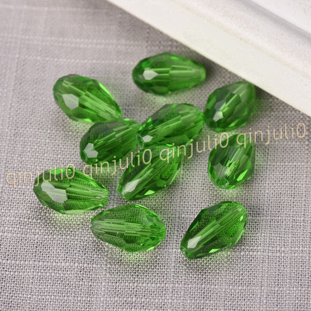 Wholesale 30pcs Faceted 8x12mm Teardrop Crystal Glass Loose Beads Jewelry Making - Picture 55 of 60