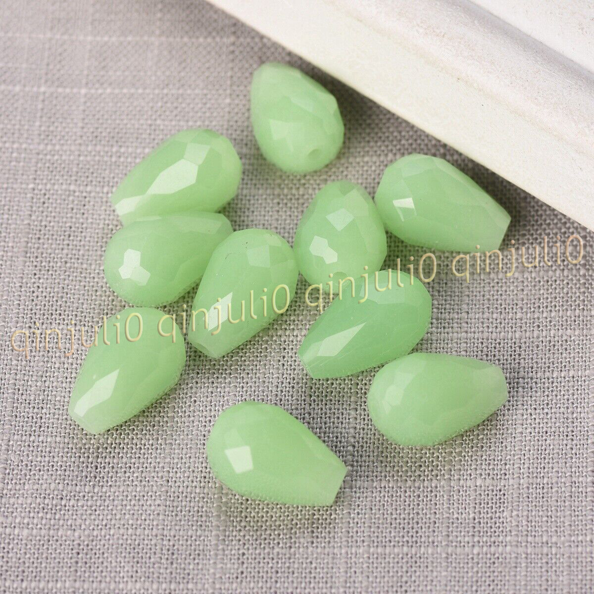 Wholesale 30pcs Faceted 8x12mm Teardrop Crystal Glass Loose Beads Jewelry Making - Picture 59 of 60