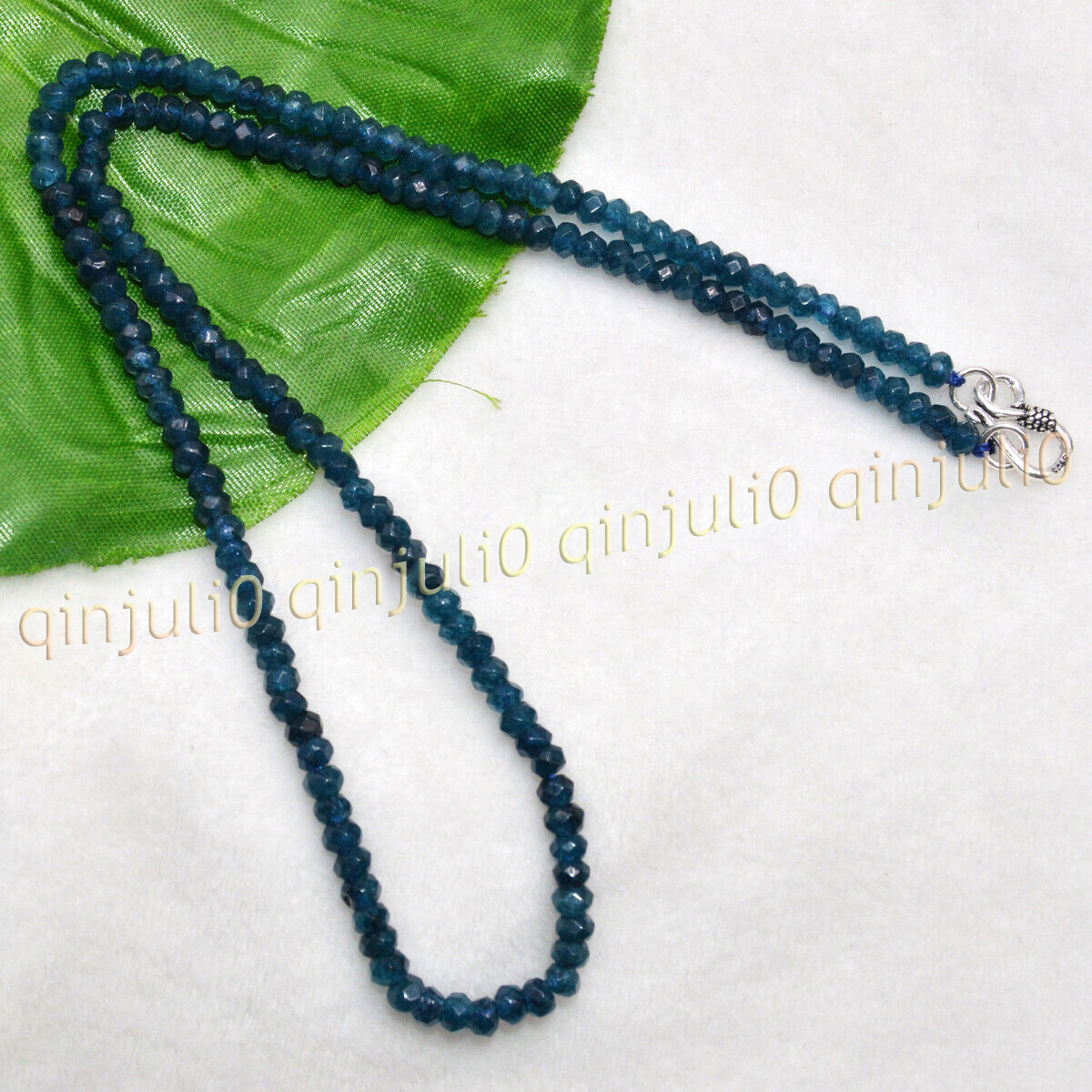 Multicolor 2x4mm Faceted Assorted Gemstones Jade Rondelle Beads Necklace 16-36'' - Picture 61 of 100