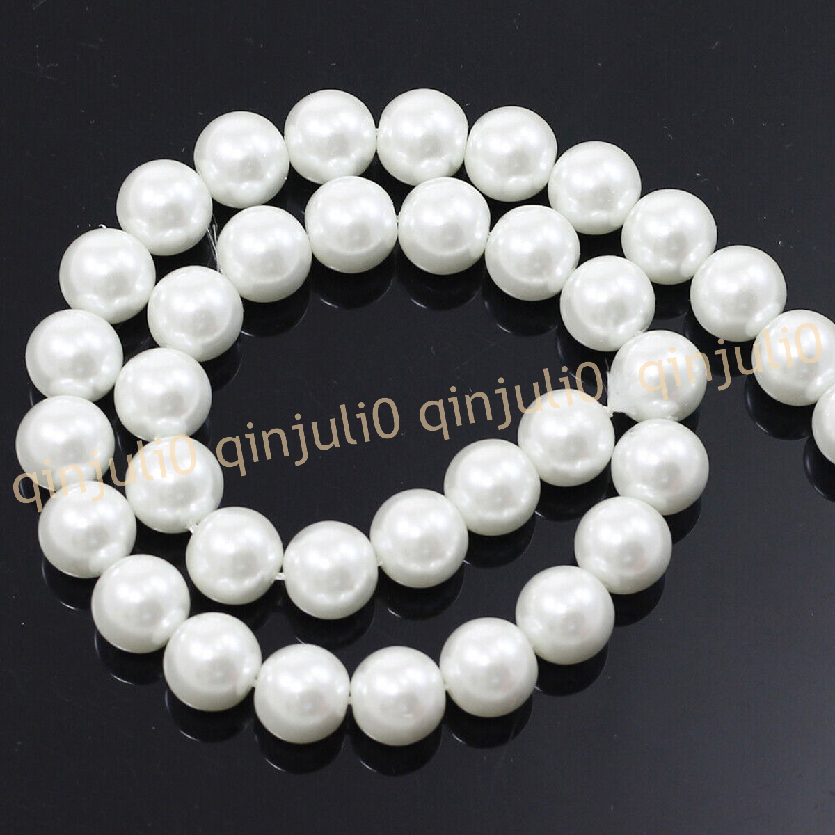 Wholesale Multicolor South Sea Shell Pearl Round Loose Beads 15'' Strand 4-20mm - Picture 17 of 147