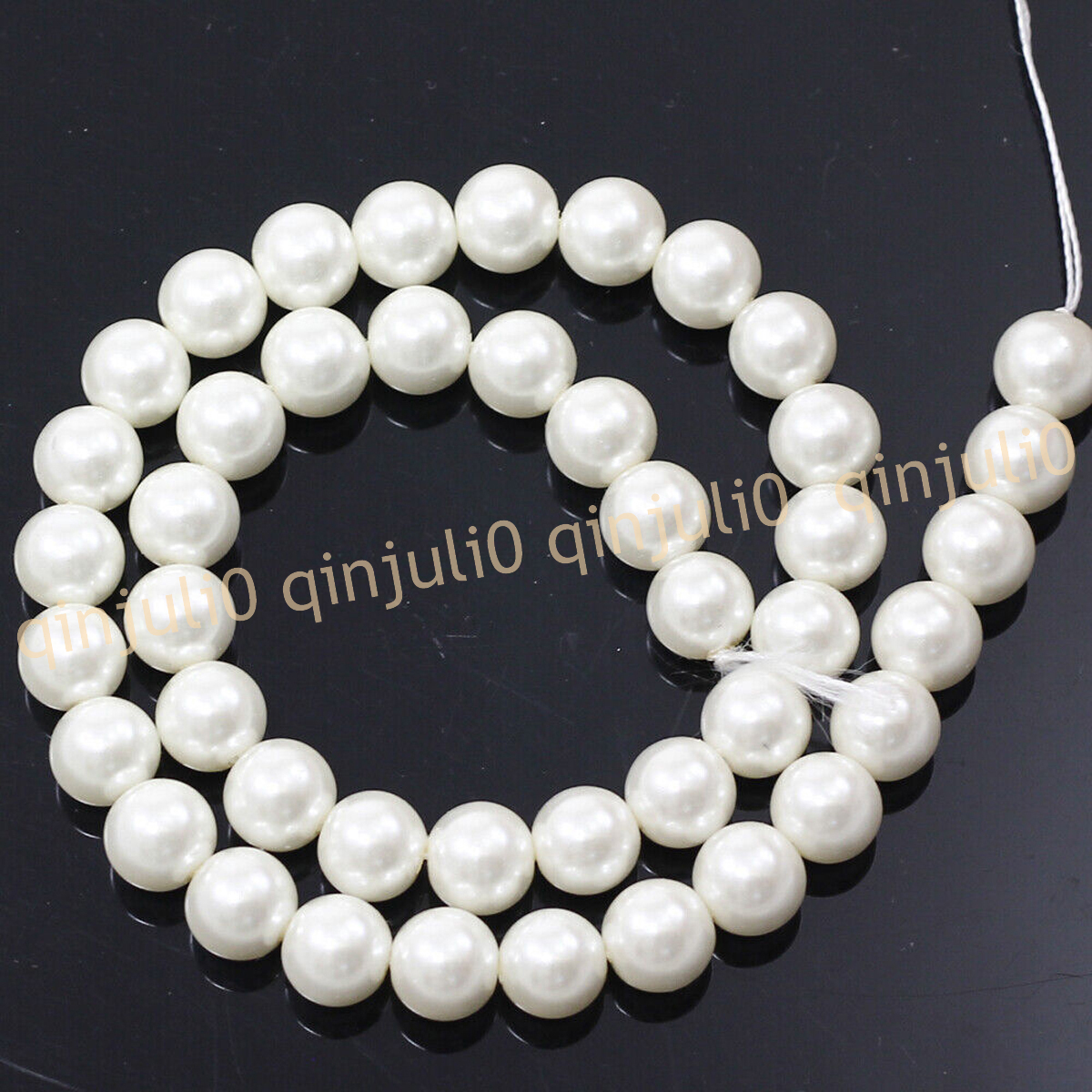 Wholesale Multicolor South Sea Shell Pearl Round Loose Beads 15'' Strand 4-20mm - Picture 16 of 147