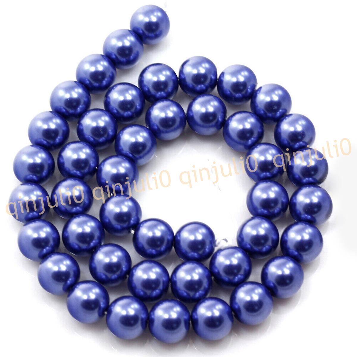 Wholesale Multicolor South Sea Shell Pearl Round Loose Beads 15'' Strand 4-20mm - Picture 21 of 147