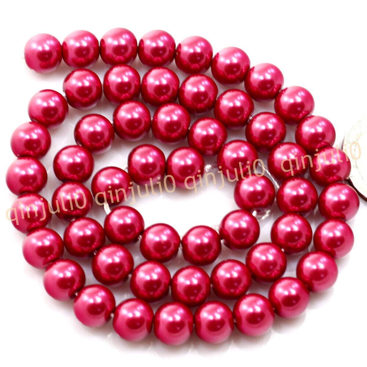 Wholesale Multicolor South Sea Shell Pearl Round Loose Beads 15'' Strand 4-20mm - Picture 25 of 147