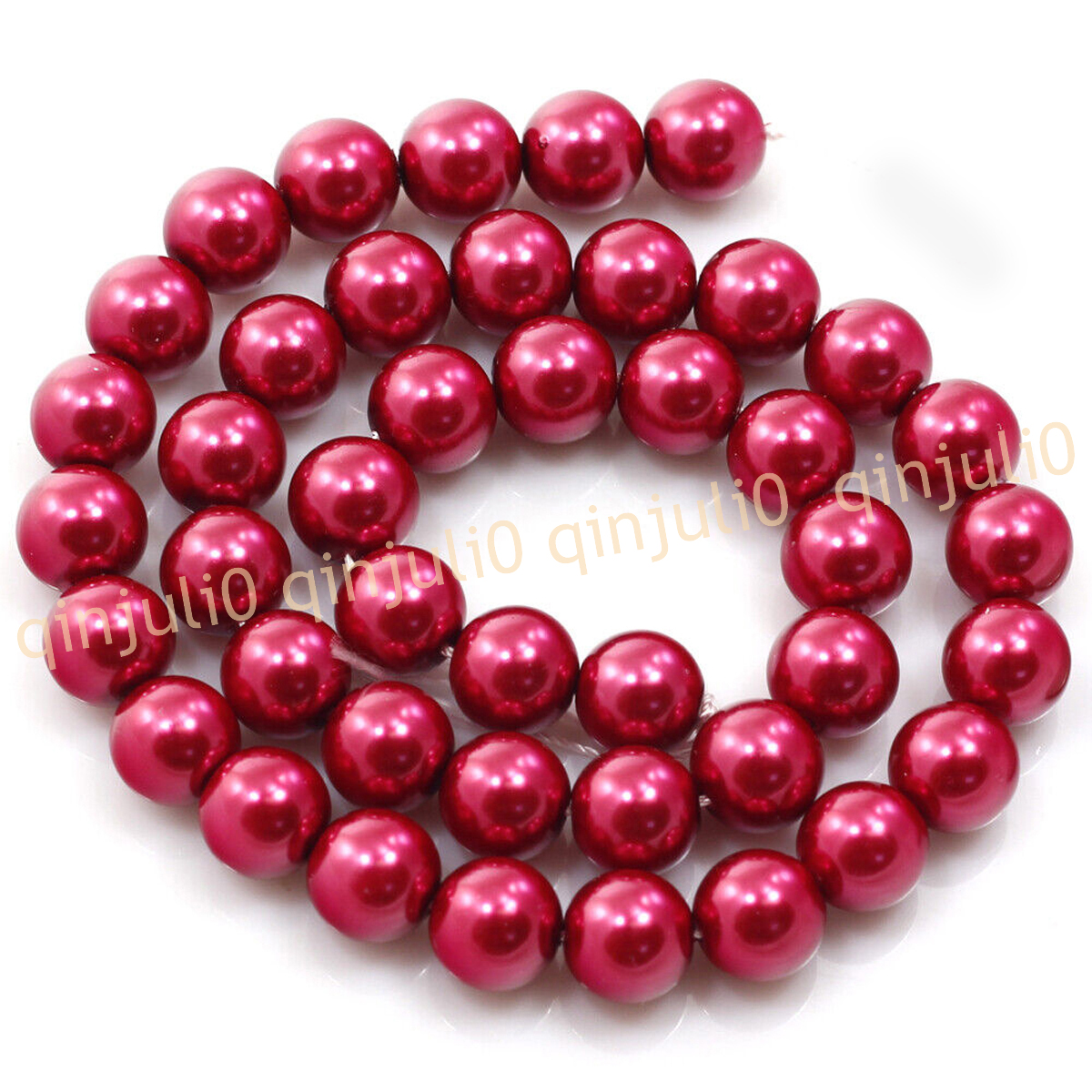 Wholesale Multicolor South Sea Shell Pearl Round Loose Beads 15'' Strand 4-20mm - Picture 26 of 147