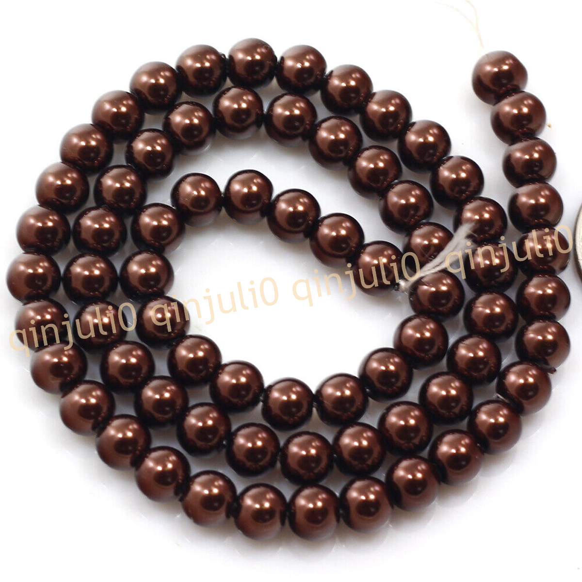 Wholesale Multicolor South Sea Shell Pearl Round Loose Beads 15'' Strand 4-20mm - Picture 30 of 147