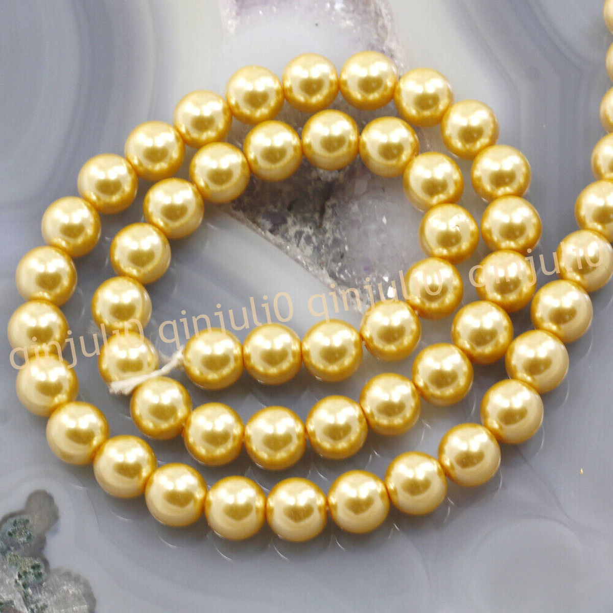 Wholesale Multicolor South Sea Shell Pearl Round Loose Beads 15'' Strand 4-20mm - Picture 35 of 147