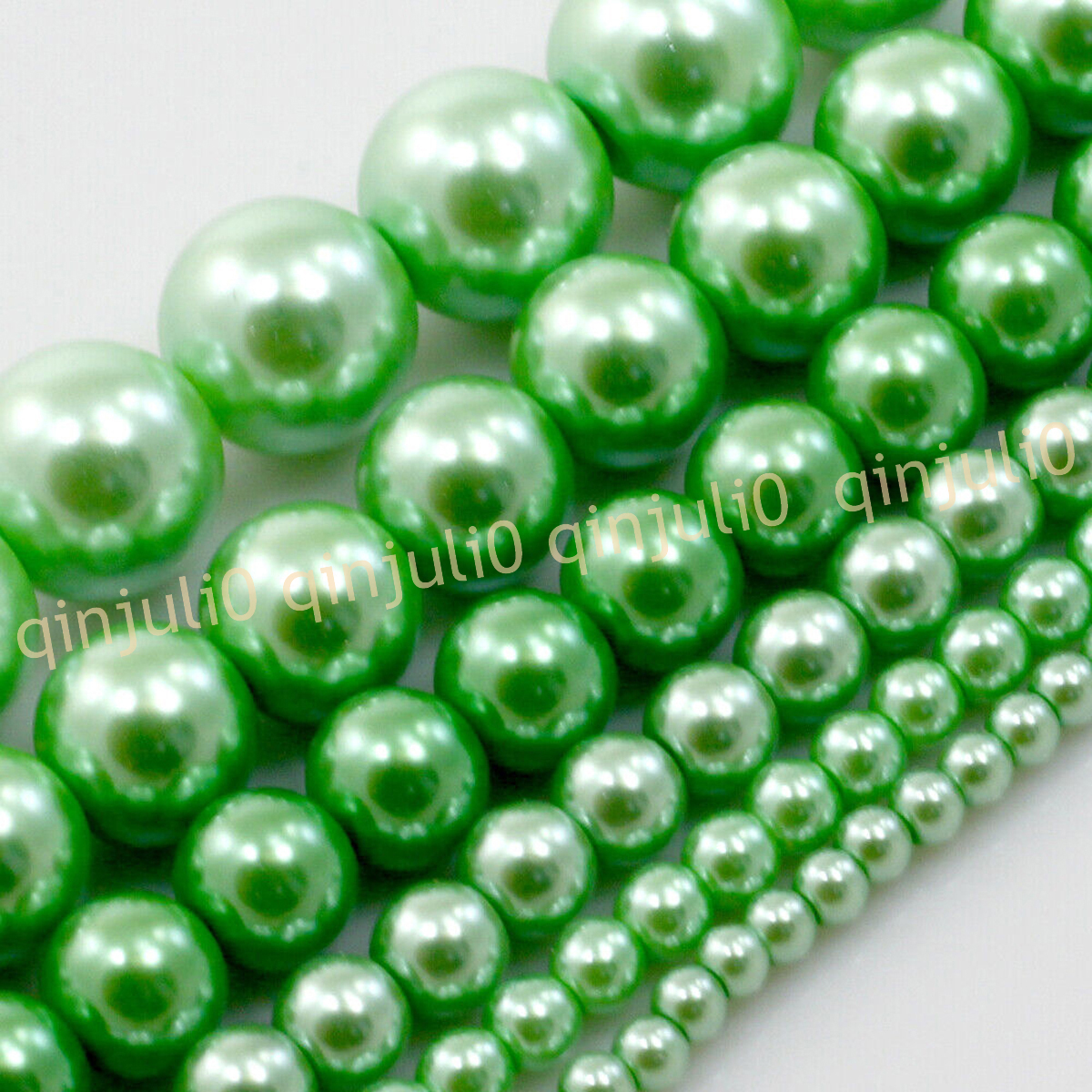 Wholesale Multicolor South Sea Shell Pearl Round Loose Beads 15'' Strand 4-20mm - Picture 43 of 147