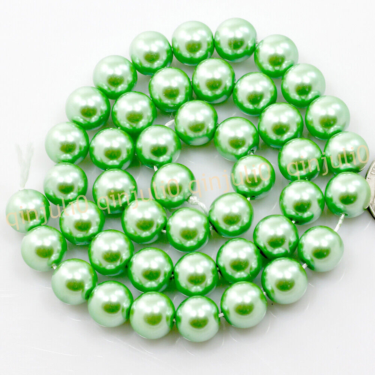 Wholesale Multicolor South Sea Shell Pearl Round Loose Beads 15'' Strand 4-20mm - Picture 46 of 147