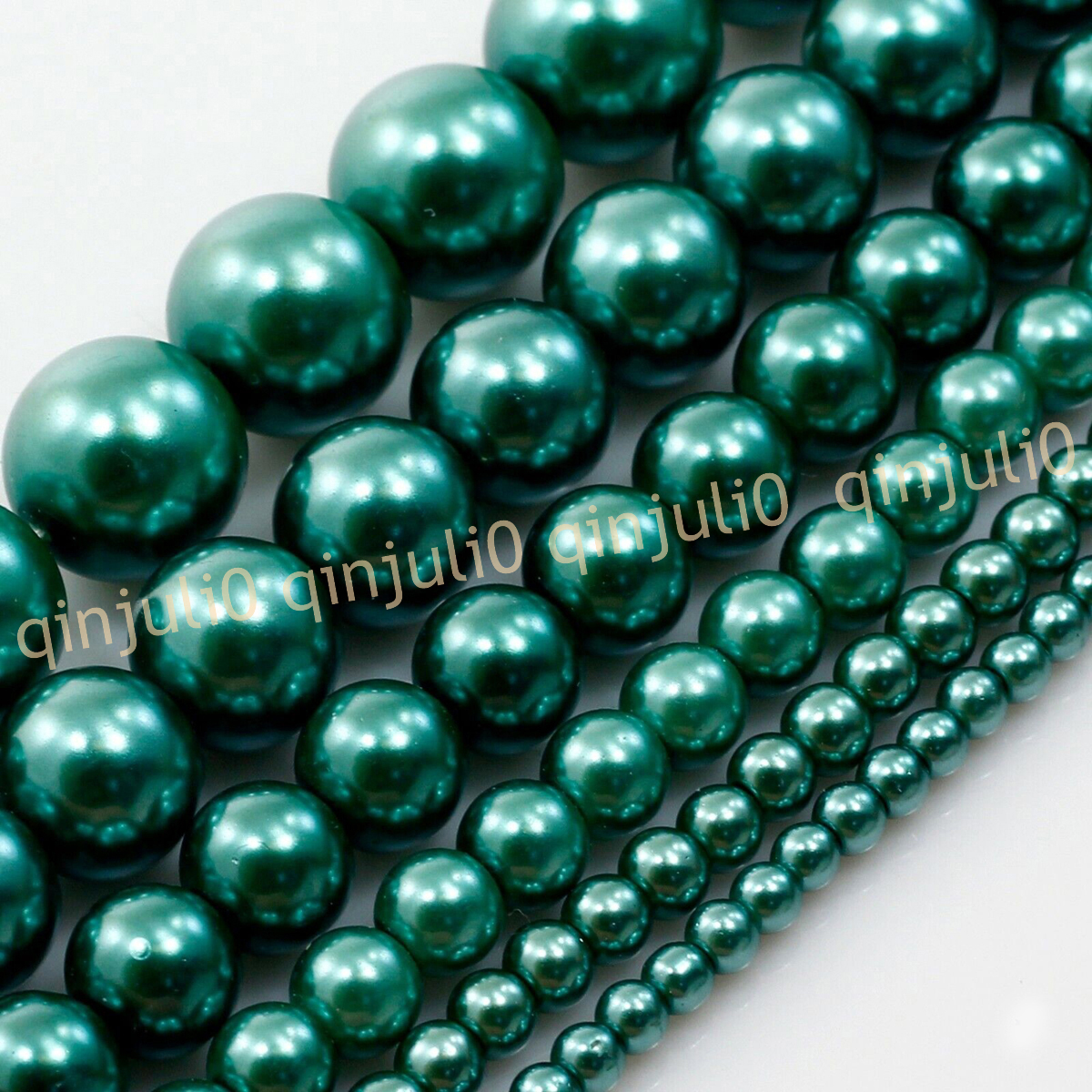 Wholesale Multicolor South Sea Shell Pearl Round Loose Beads 15'' Strand 4-20mm - Picture 48 of 147