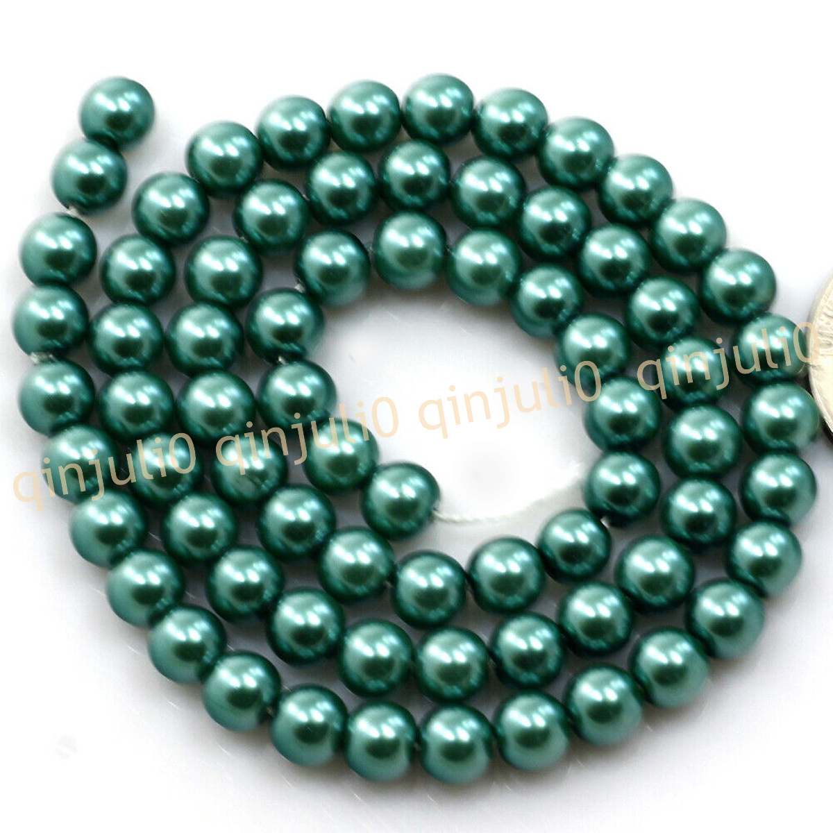Wholesale Multicolor South Sea Shell Pearl Round Loose Beads 15'' Strand 4-20mm - Picture 49 of 147