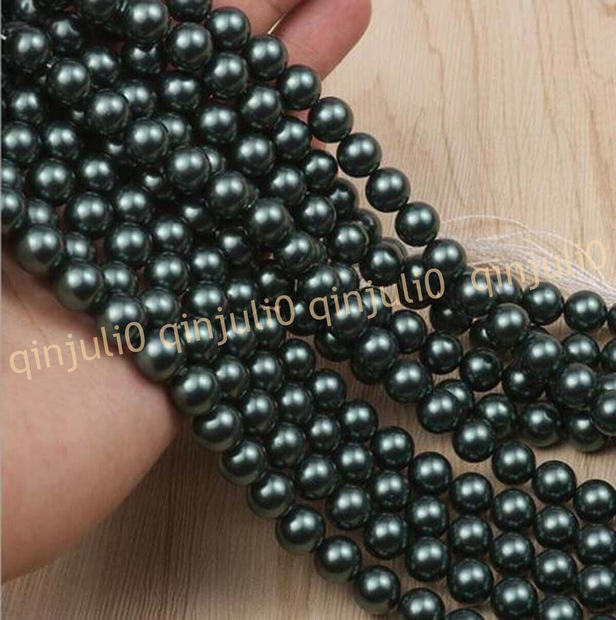 Wholesale Multicolor South Sea Shell Pearl Round Loose Beads 15'' Strand 4-20mm - Picture 61 of 147