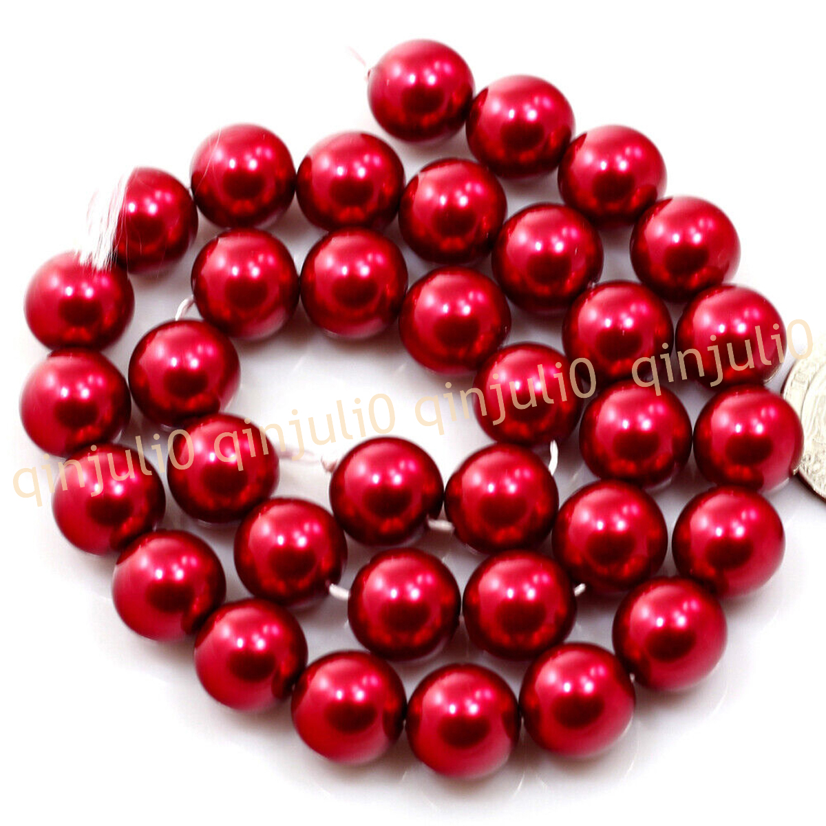 Wholesale Multicolor South Sea Shell Pearl Round Loose Beads 15'' Strand 4-20mm - Picture 66 of 147
