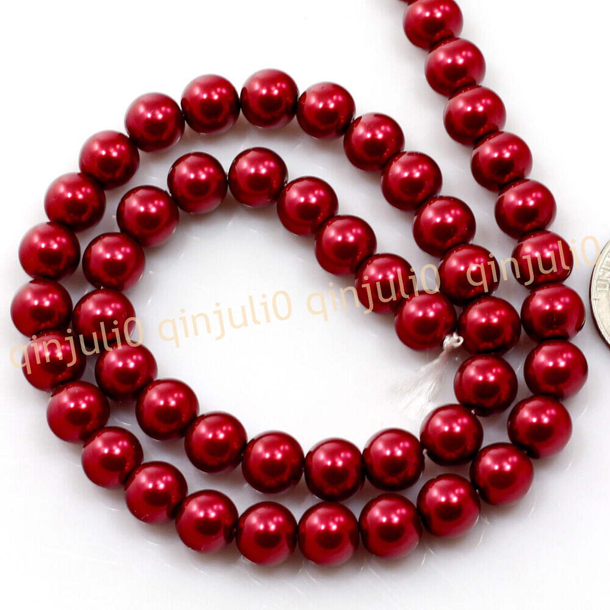 Wholesale Multicolor South Sea Shell Pearl Round Loose Beads 15'' Strand 4-20mm - Picture 65 of 147