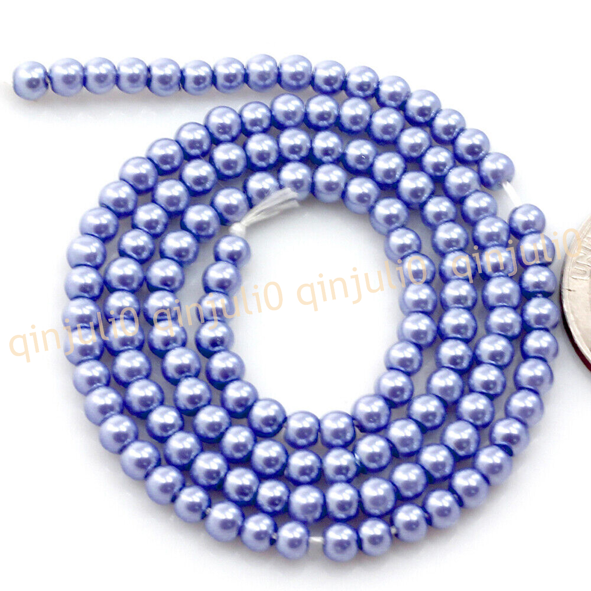 Wholesale Multicolor South Sea Shell Pearl Round Loose Beads 15'' Strand 4-20mm - Picture 68 of 147
