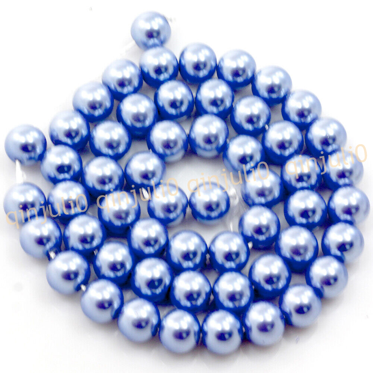 Wholesale Multicolor South Sea Shell Pearl Round Loose Beads 15'' Strand 4-20mm - Picture 70 of 147
