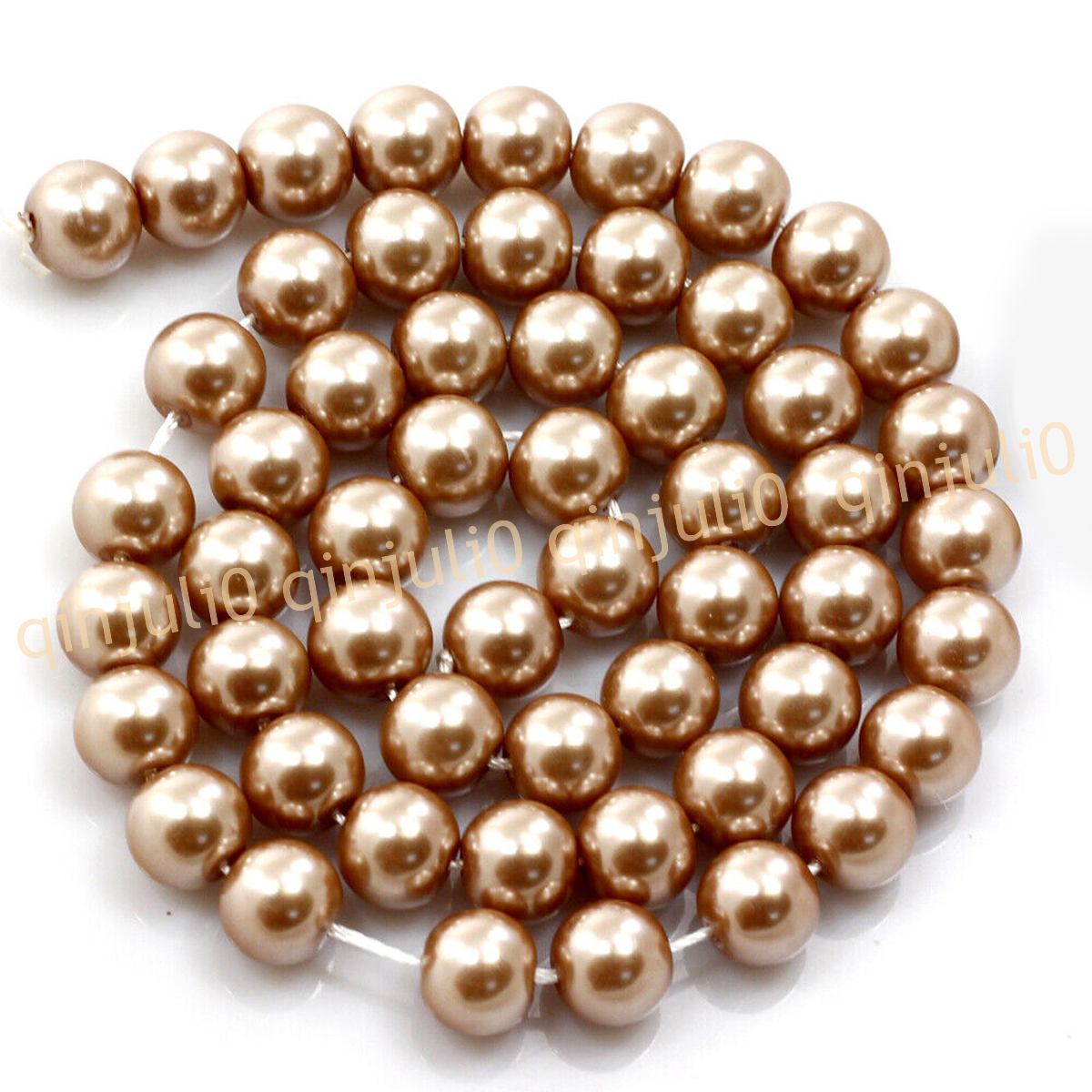 Wholesale Multicolor South Sea Shell Pearl Round Loose Beads 15'' Strand 4-20mm - Picture 80 of 147