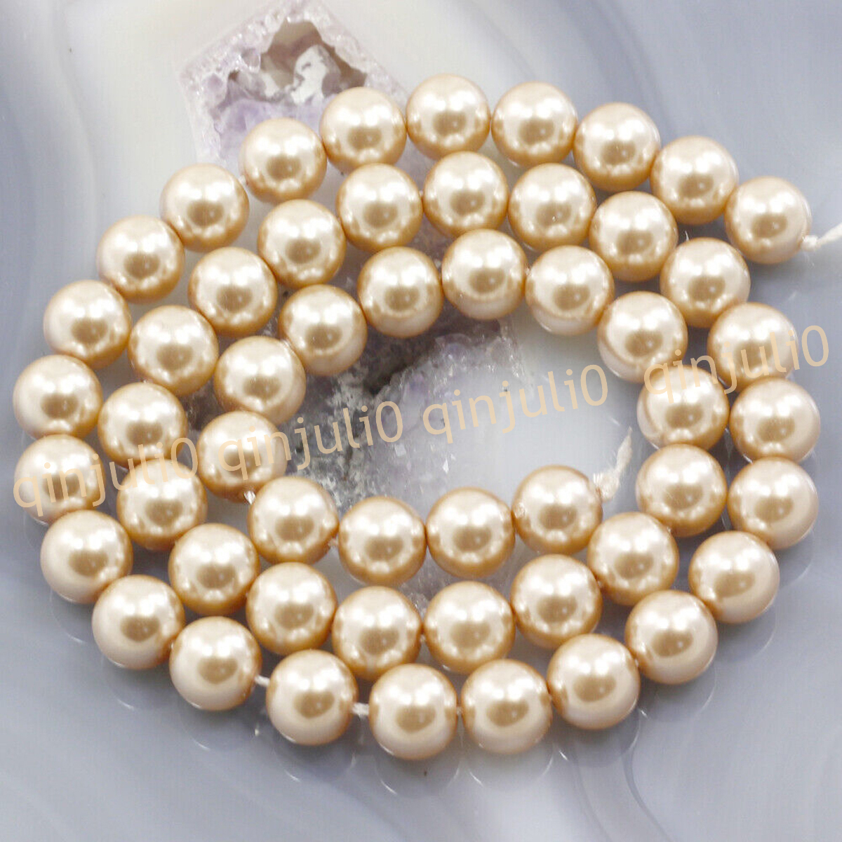 Wholesale Multicolor South Sea Shell Pearl Round Loose Beads 15'' Strand 4-20mm - Picture 84 of 147