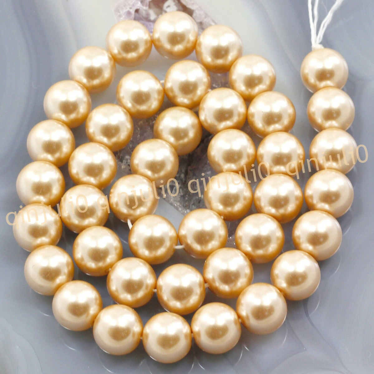 Wholesale Multicolor South Sea Shell Pearl Round Loose Beads 15'' Strand 4-20mm - Picture 85 of 147