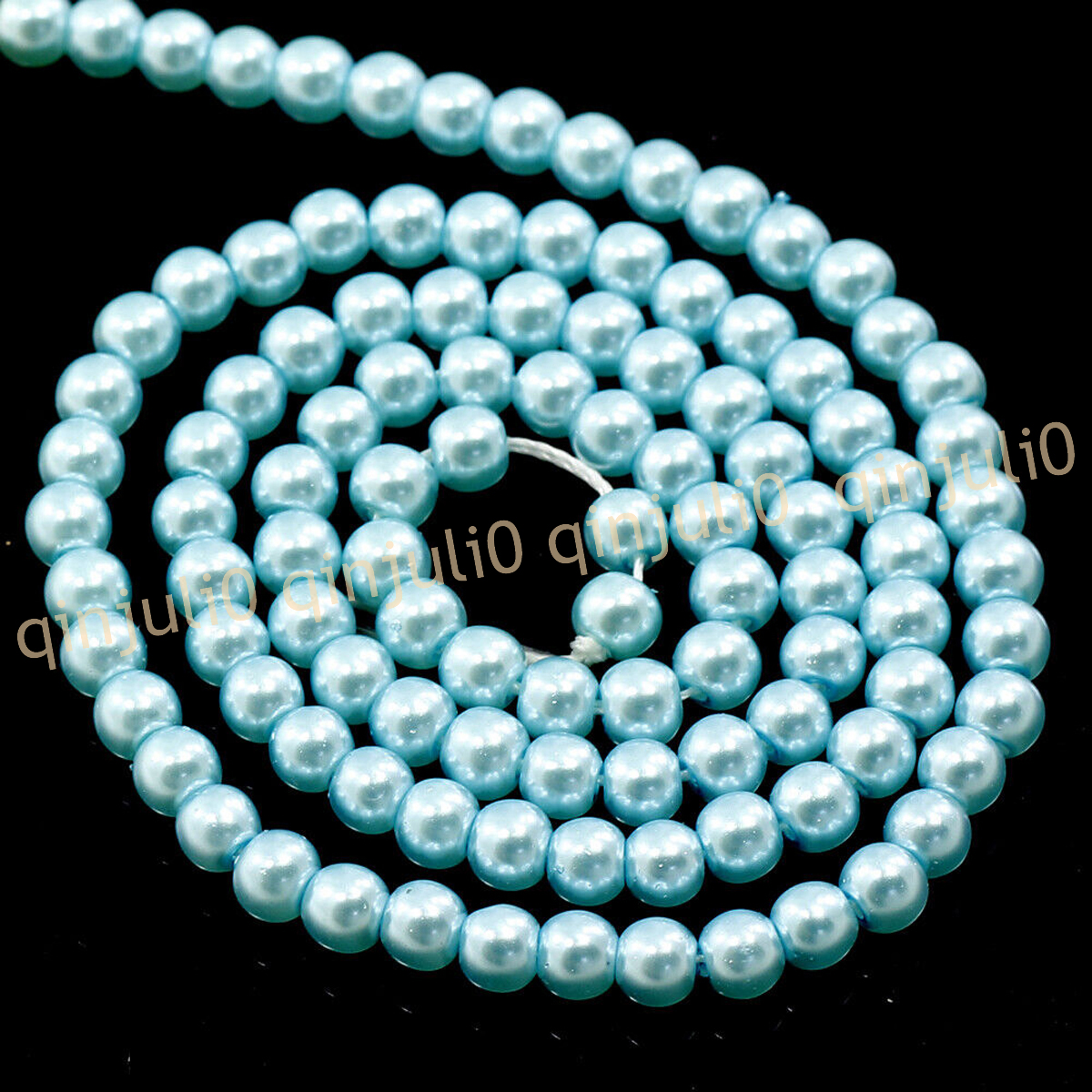 Wholesale Multicolor South Sea Shell Pearl Round Loose Beads 15'' Strand 4-20mm - Picture 94 of 147