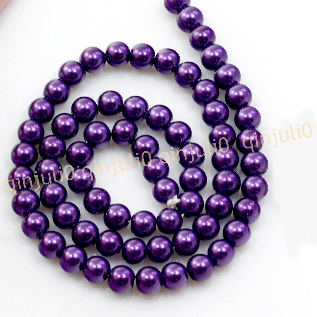 Wholesale Multicolor South Sea Shell Pearl Round Loose Beads 15'' Strand 4-20mm - Picture 101 of 147