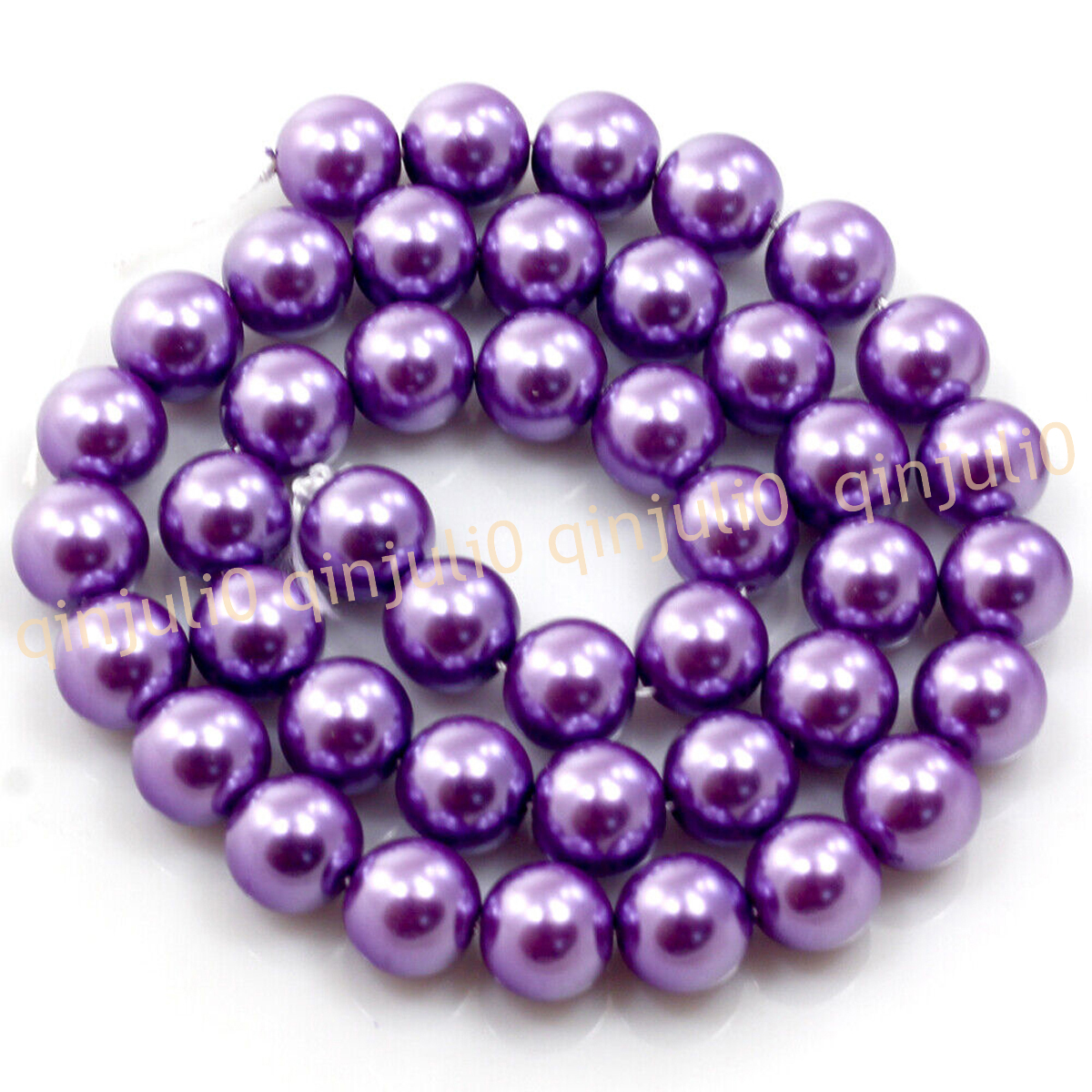 Wholesale Multicolor South Sea Shell Pearl Round Loose Beads 15'' Strand 4-20mm - Picture 110 of 147