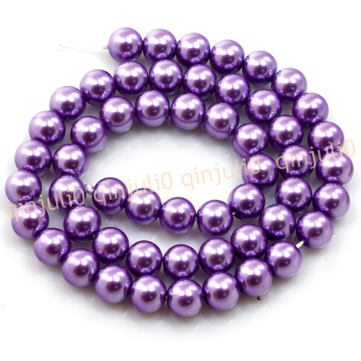 Wholesale Multicolor South Sea Shell Pearl Round Loose Beads 15'' Strand 4-20mm - Picture 111 of 147