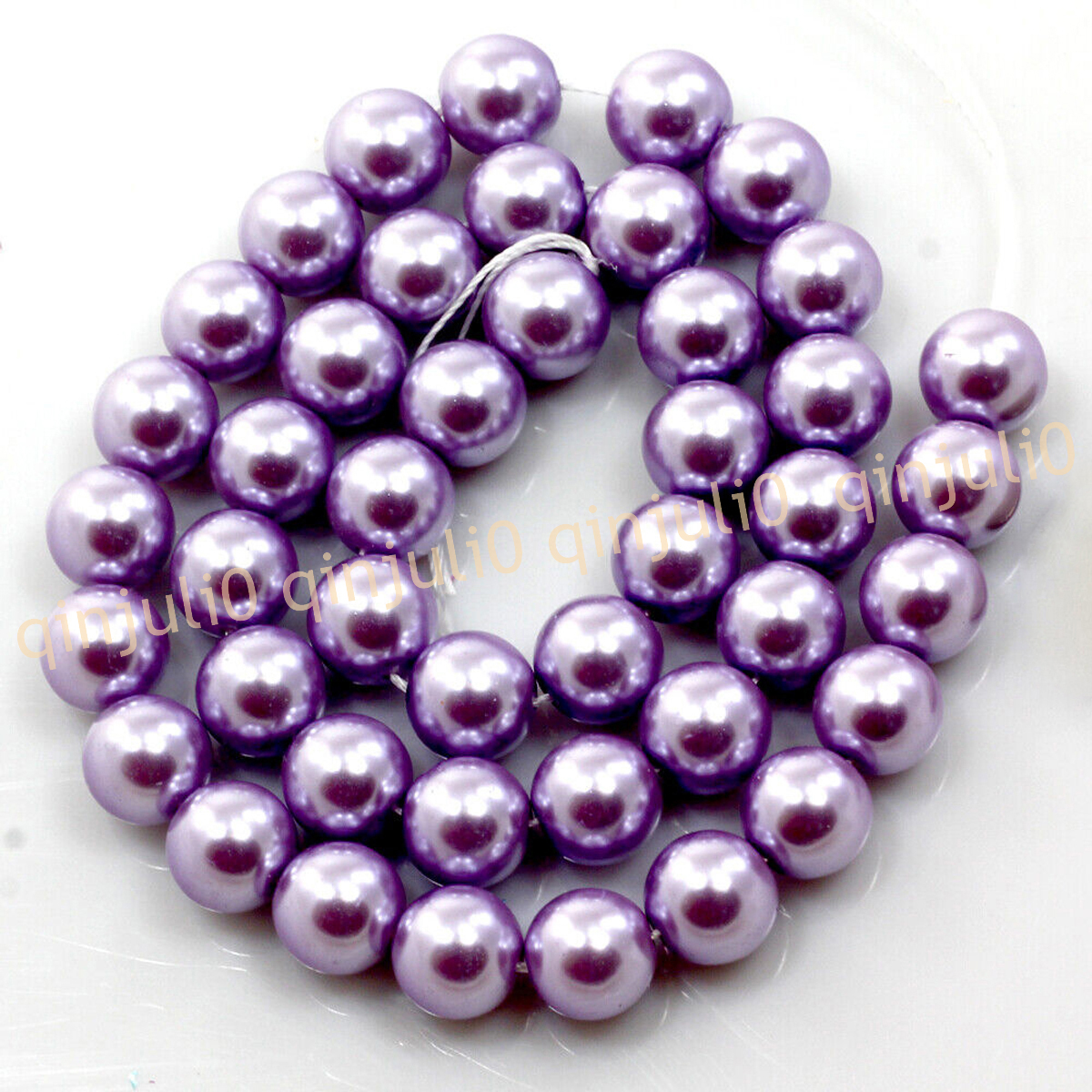 Wholesale Multicolor South Sea Shell Pearl Round Loose Beads 15'' Strand 4-20mm - Picture 106 of 147