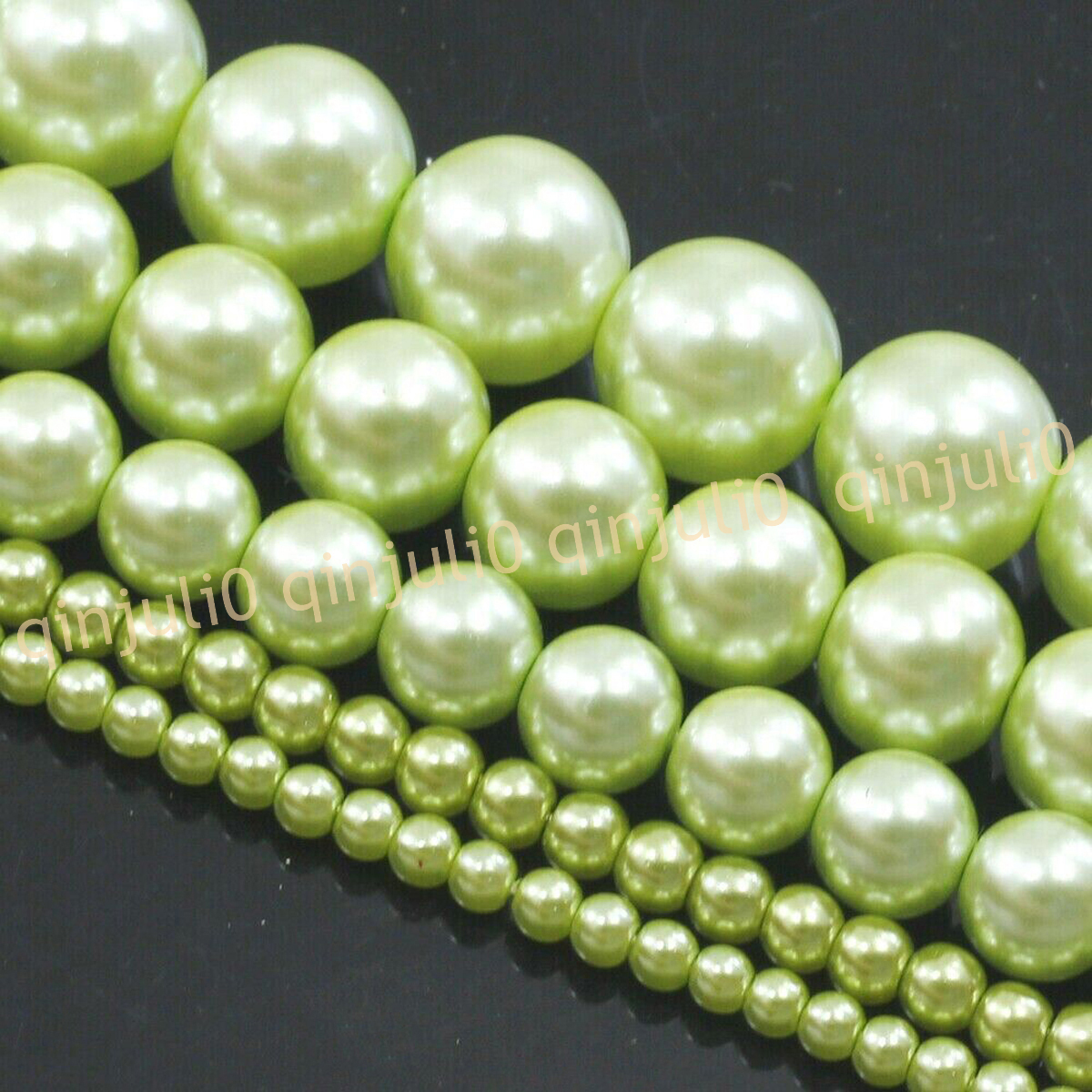 Wholesale Multicolor South Sea Shell Pearl Round Loose Beads 15'' Strand 4-20mm - Picture 115 of 147