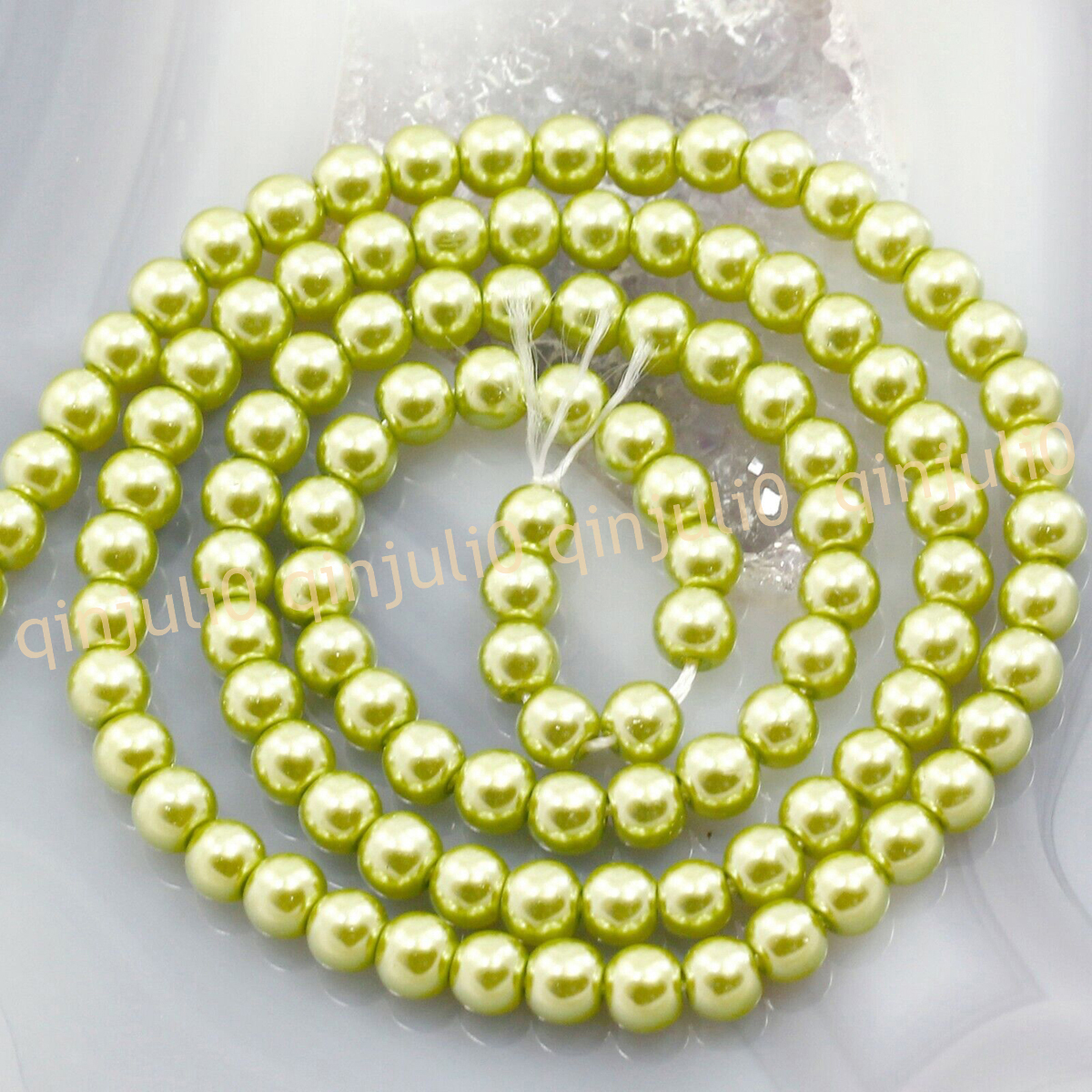 Wholesale Multicolor South Sea Shell Pearl Round Loose Beads 15'' Strand 4-20mm - Picture 116 of 147