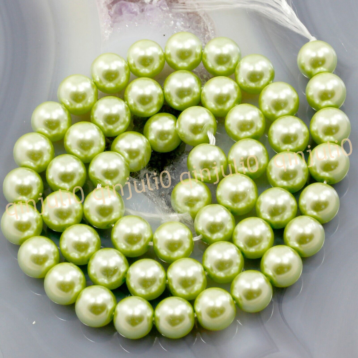 Wholesale Multicolor South Sea Shell Pearl Round Loose Beads 15'' Strand 4-20mm - Picture 117 of 147