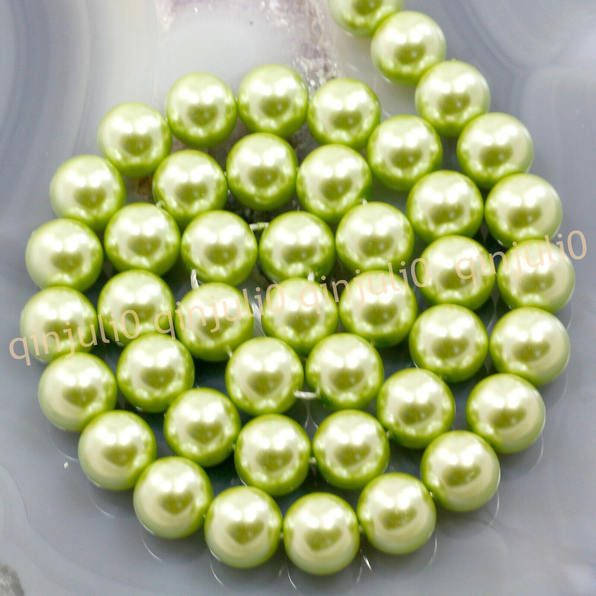 Wholesale Multicolor South Sea Shell Pearl Round Loose Beads 15'' Strand 4-20mm - Picture 118 of 147