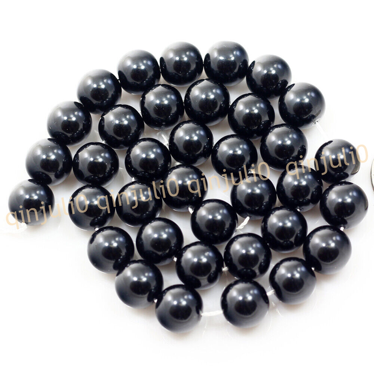 Wholesale Multicolor South Sea Shell Pearl Round Loose Beads 15'' Strand 4-20mm - Picture 132 of 147