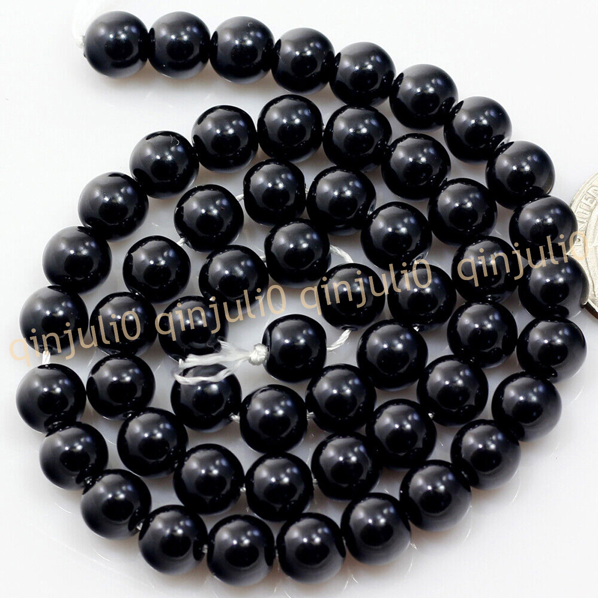Wholesale Multicolor South Sea Shell Pearl Round Loose Beads 15'' Strand 4-20mm - Picture 130 of 147