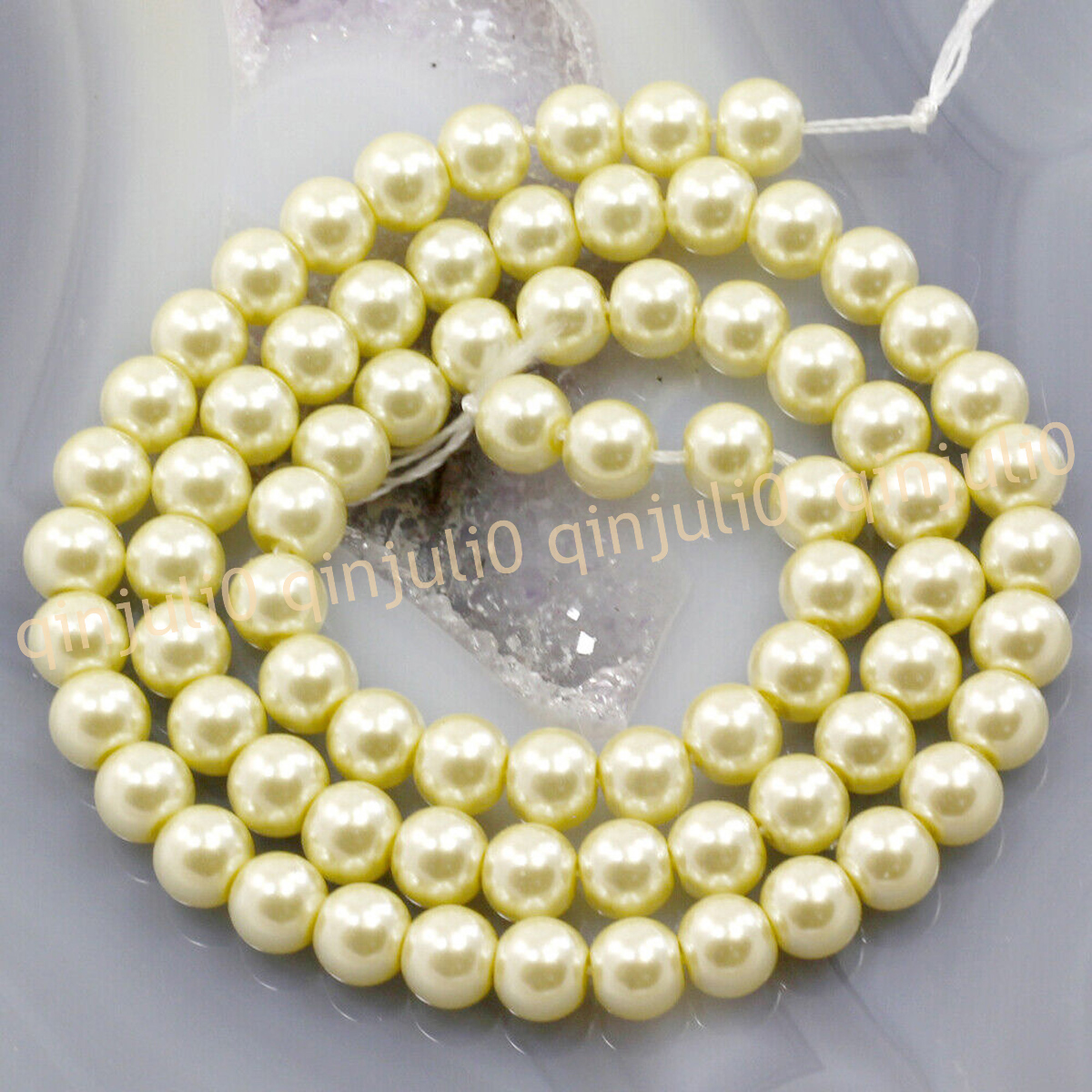 Wholesale Multicolor South Sea Shell Pearl Round Loose Beads 15'' Strand 4-20mm - Picture 134 of 147