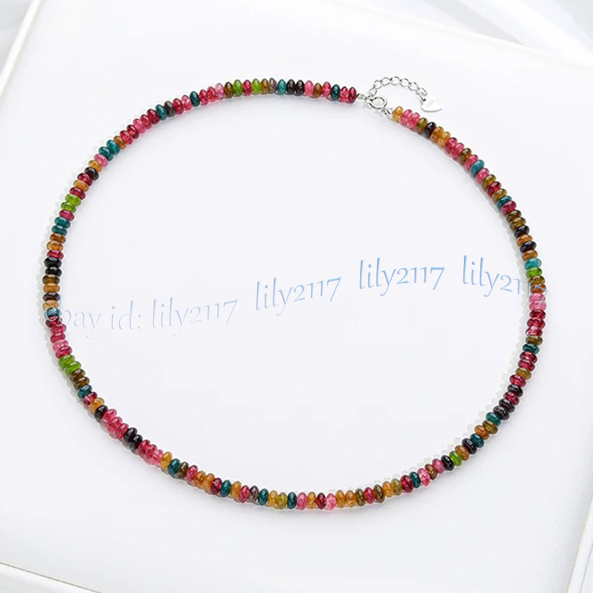 Natural Tourmaline Rondelle Beaded Necklace - 14-48 Inch, 4x6mm Or 5x8mm Gemstone Beads, Yellow Gold Plated | Handmade Healing Jewelry