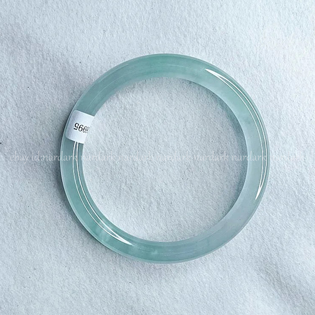 Natural Blue Aquamarine Bracelet Bangle Chinese Traditional Women Jewelry52-62mm - Picture 9 of 11