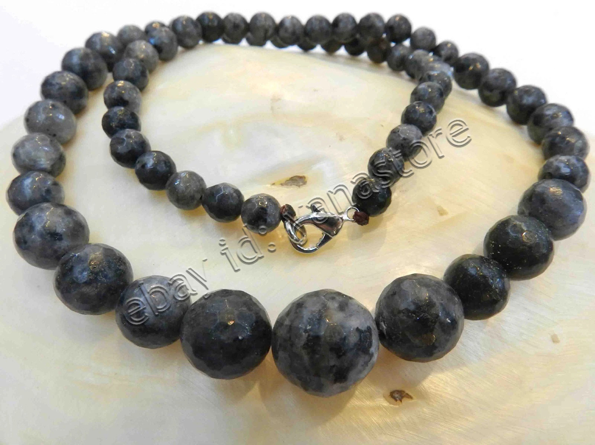 Fashion 6-14mm Mehrfarbig Jade Edelstein Rund Perlen Abschluss Halskette 18 Zoll - Bild 101 von 116